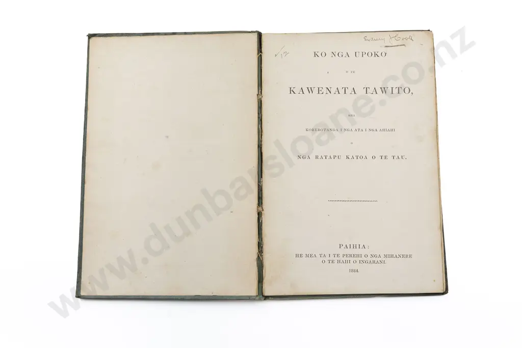 Puckley William (Trans) Ko Nga Upoko O Te Kawenata Tawito Image 1++