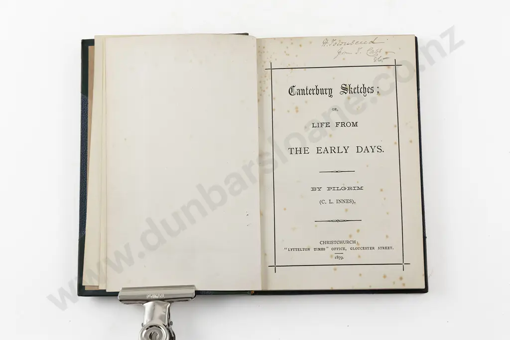 Pilgrim (C L Innes) Canterbury Sketches or Life From The Early Days Image 1++