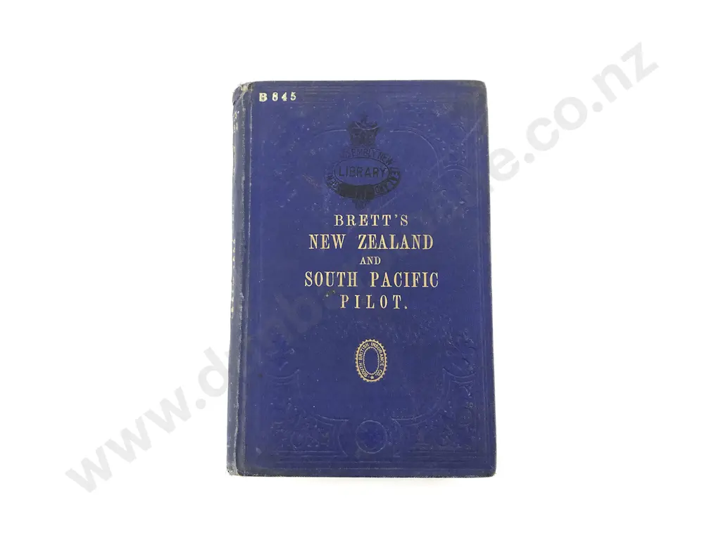 Tilly T C - (Ed) Brett's New Zealand nd South Pacific Pilot and Nautical Almanac for 1881 Image 1++