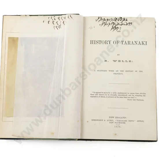 Wells B - The History Of Taranaki