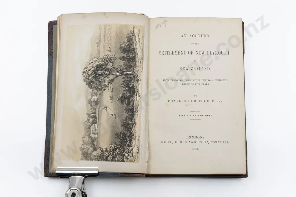 Hursthouse Charles - An Account of the Settlement Of New Plymouth in New Zealand Image 1++