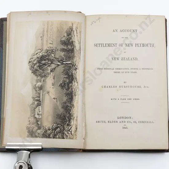 Hursthouse Charles - An Account of the Settlement Of New Plymouth in New Zealand