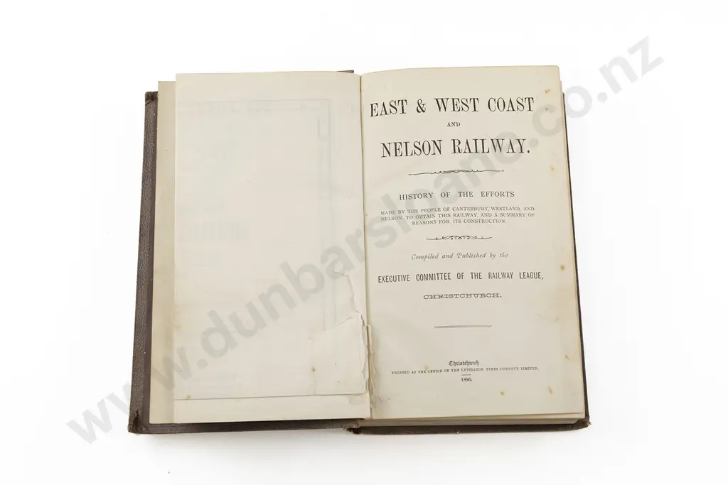 (-) East & West Coast and Nelson Railway Image 1++