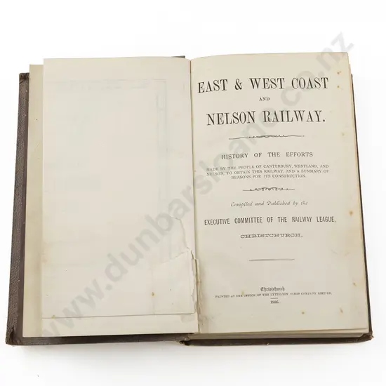 (-) East & West Coast and Nelson Railway
