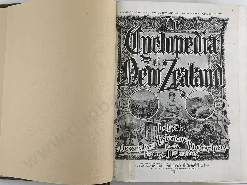 The Cyclopedia Of New Zealand Volume 6 Taranaki Etc Image 1++