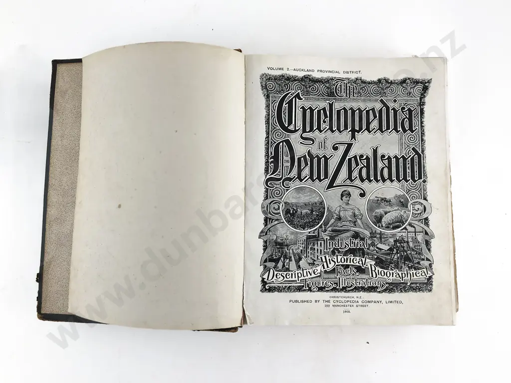 (-) The Cyclopedia Of New Zealand - Volume 2 Auckland Provincial District Image 1++
