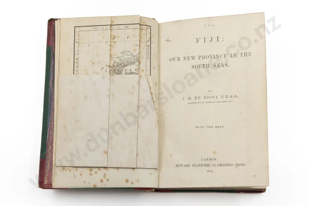 De Ricci J H - Fiji: Our New Province In The South Seas Image 1++