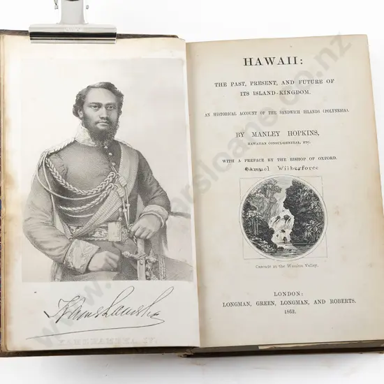 Hopkins Manly - Hawaii: The Past Present And Future Of Its Island Kingdom
