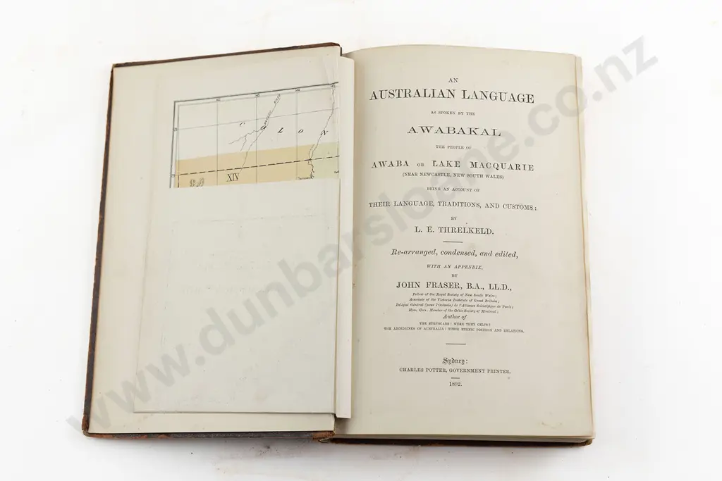 Threlkeld L E - An Australian Language As Spoken By The Awabakal People Image 1++