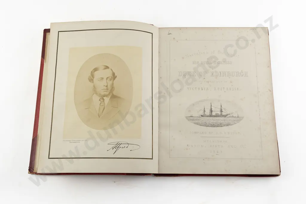 Kinght J C - A Narrative of the Visit of His Royal Highness the Duke Of Edinburgh To The Colony Of Victoria Image 1++