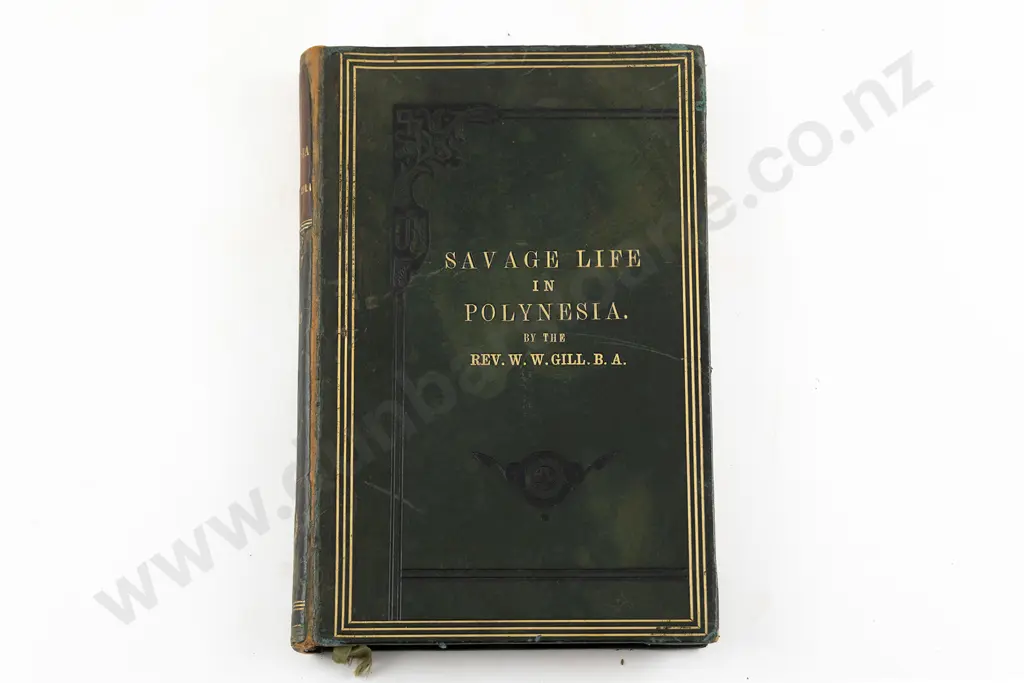 Gill Rev William Wyatt - Historical Sketches of Savage Life In Polynesia Image 1++