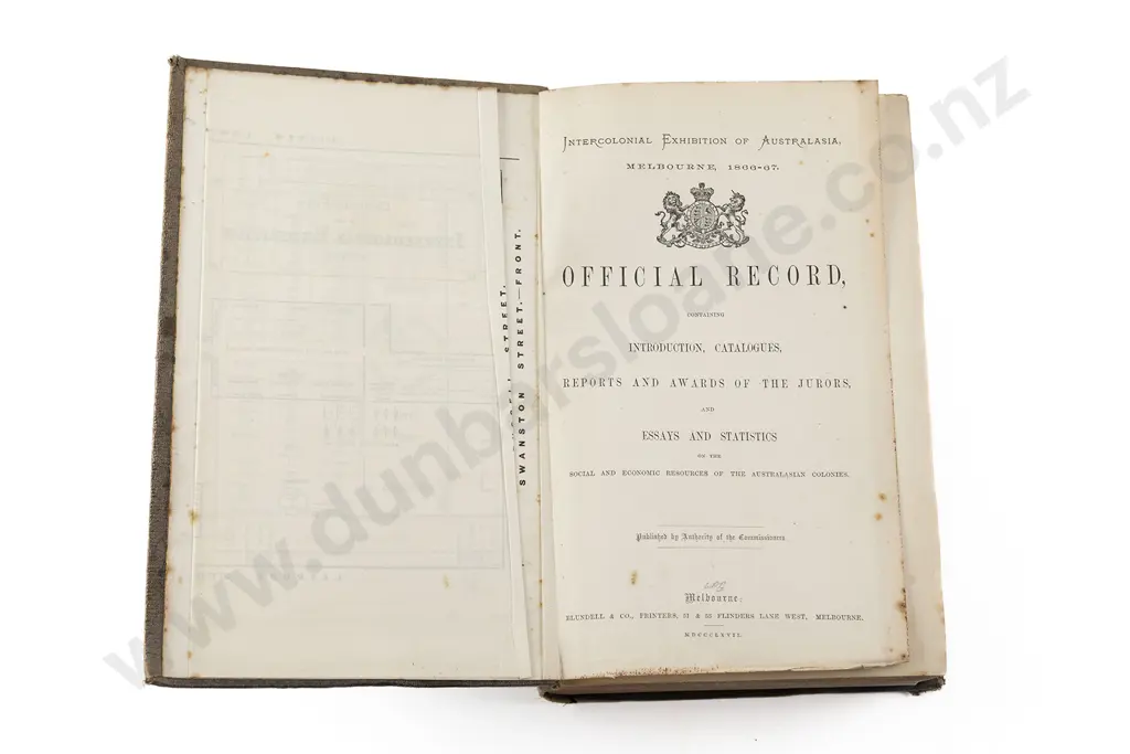 (-) Intercolonial Exhibition Of Australasia Melbourne 1866-67 Official Record Image 1++
