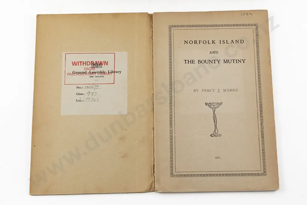 2 Volumes On Pitcairn Island & Norfolk Island Image 1++