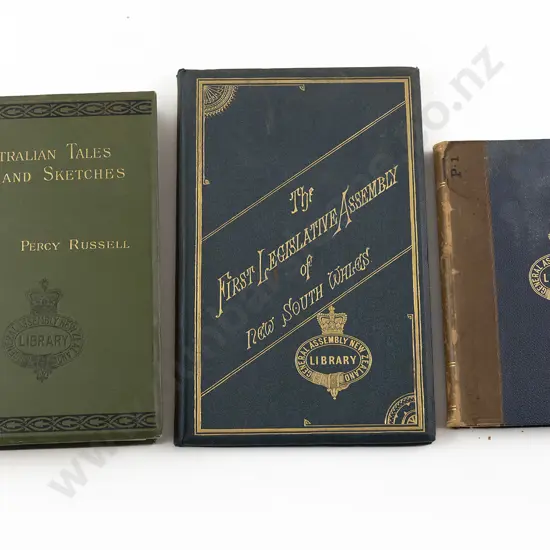 Three 19th Century Australian Volumes