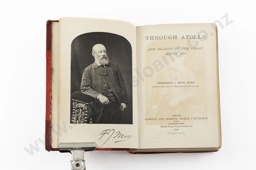Moss Frederick J - Through Atolls And Islands In The Great South Sea Image 1++