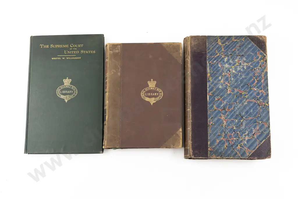 Three 19th Century Volumes On The US Constitution & Supreme Court Image 1++