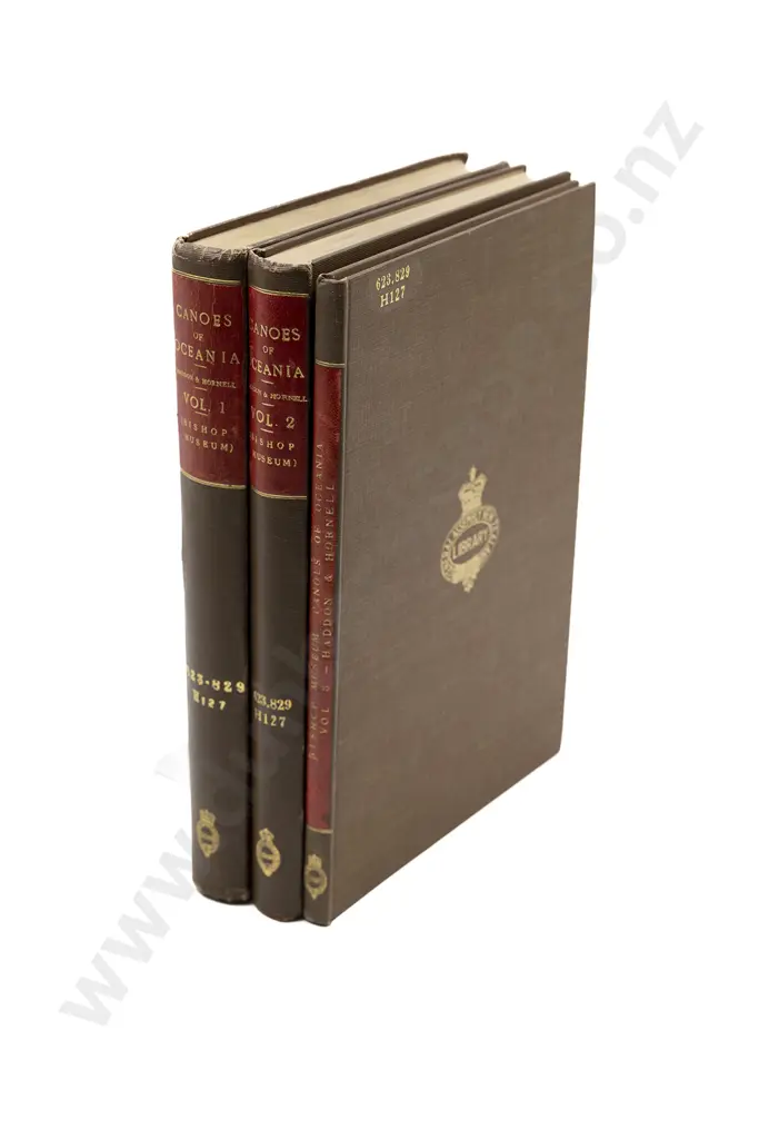 Haddon A C & Hornell James - Canoes Of Oceania (3 Volumes) Image 1++
