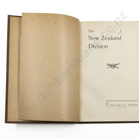 Burton Ormond E - The New Zealand Division