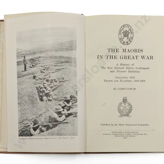 Cowan James - The Maoris In The Great War