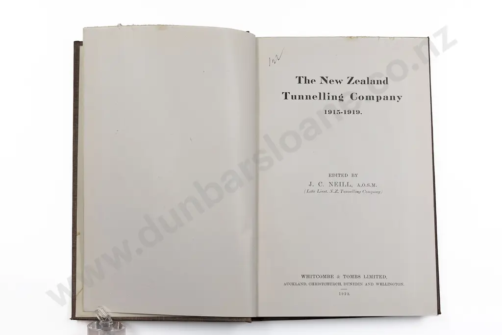 Neill J C - The New Zealand Tunnelling Company Image 1++