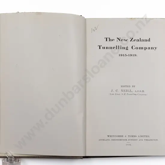 Neill J C - The New Zealand Tunnelling Company