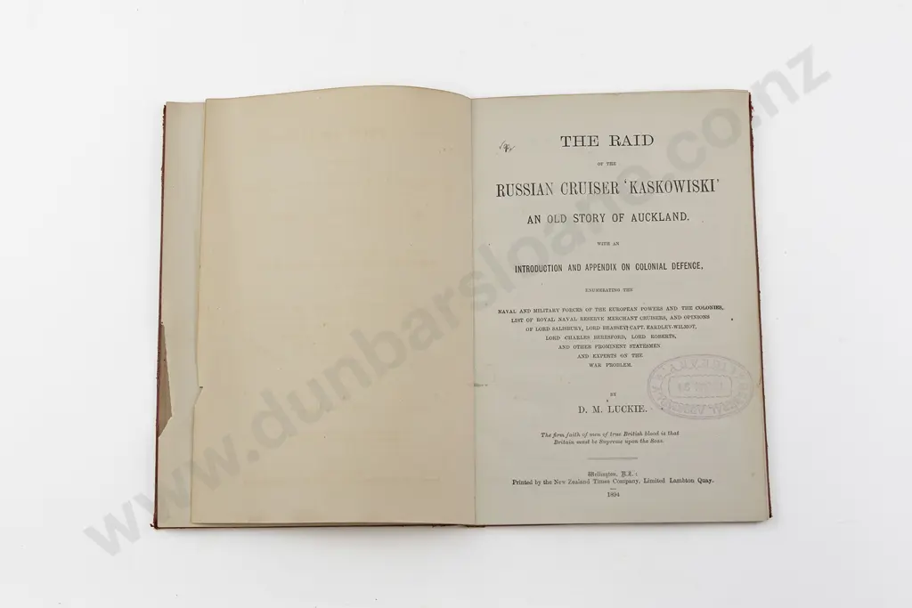 2 19th Century Naval & Military Related Volumes Image 1++