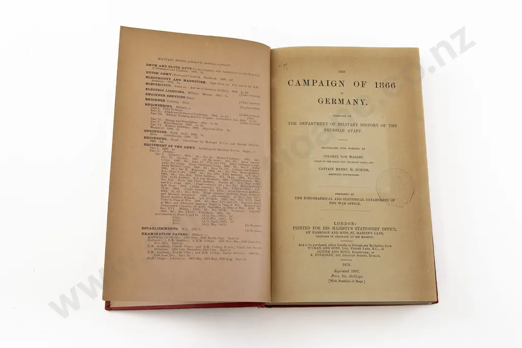 2 19th Century Naval & Military Related Volumes Image 1++