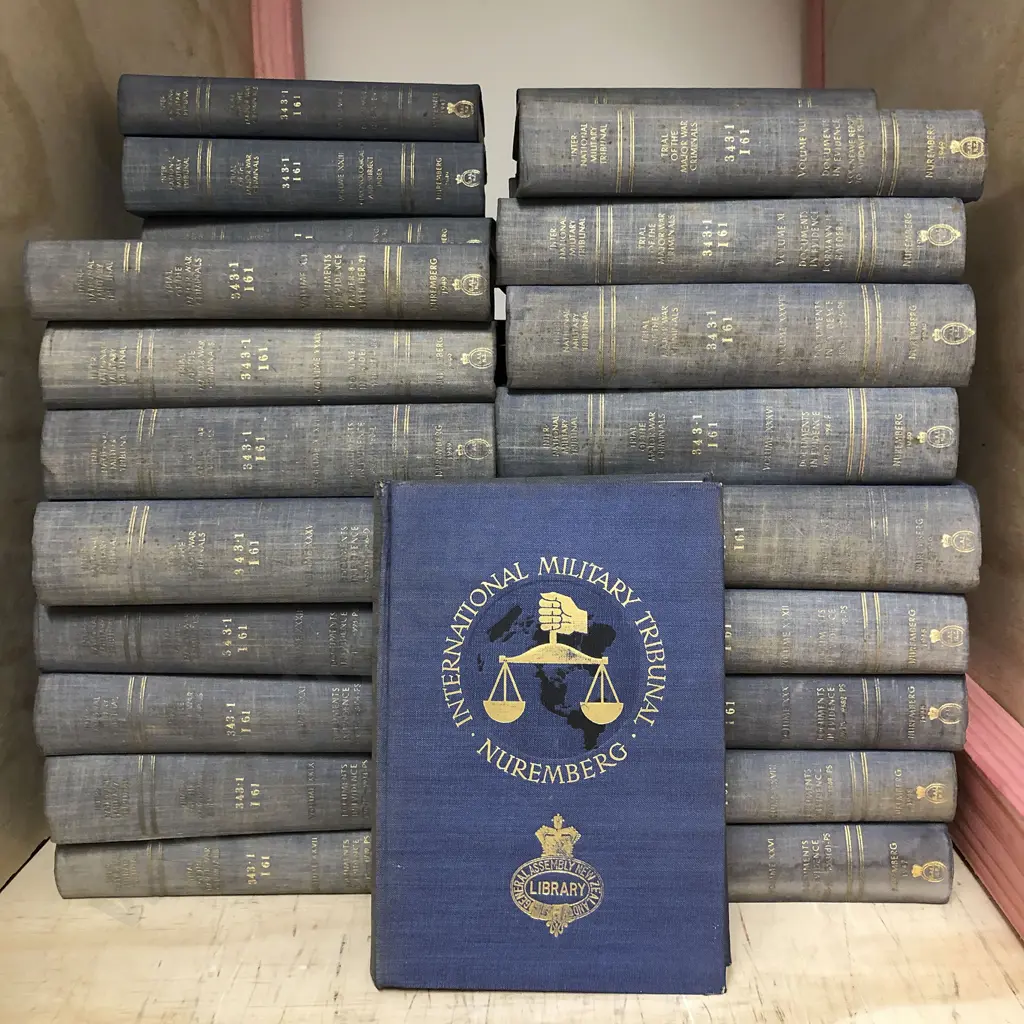 Trial Of The Major War Criminals Before The International Military Tribunal (42 Volumes) Image 1++