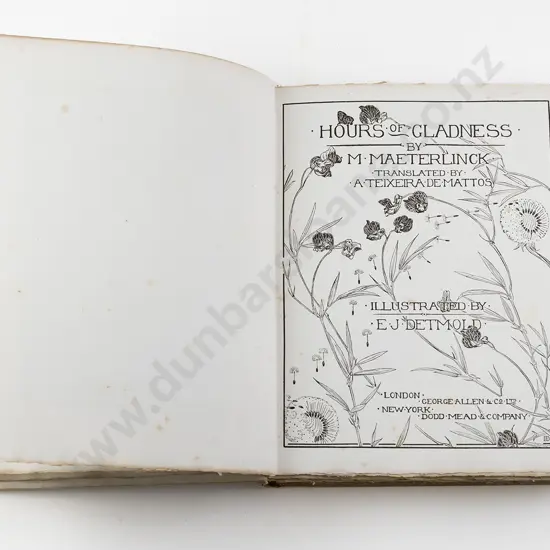 Maeterlinck M - Hours Of Gladness