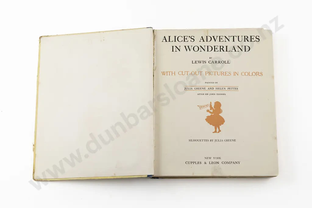 Carroll Lewis - Alices Adventures In Wonderland With Cut-Out Pictures In Color Image 1++