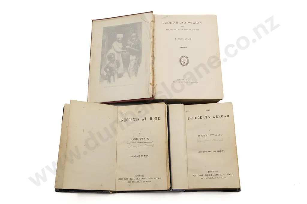 3 Mark Twain (Samuel Langhorne Clemens)  Volumes Image 1++