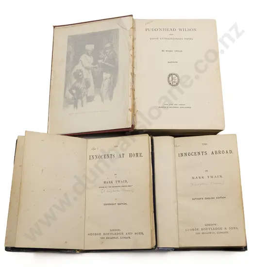 3 Mark Twain (Samuel Langhorne Clemens)  Volumes