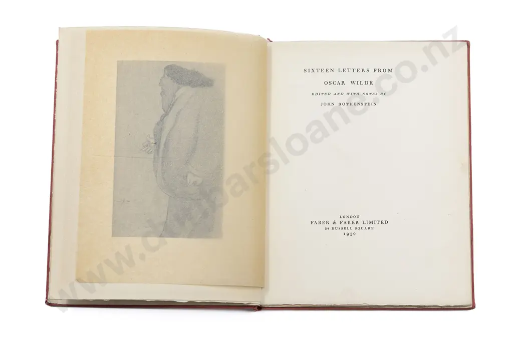 Rothenstein John (Editor) - Sixteen Letters From Oscar Wilde Image 1++