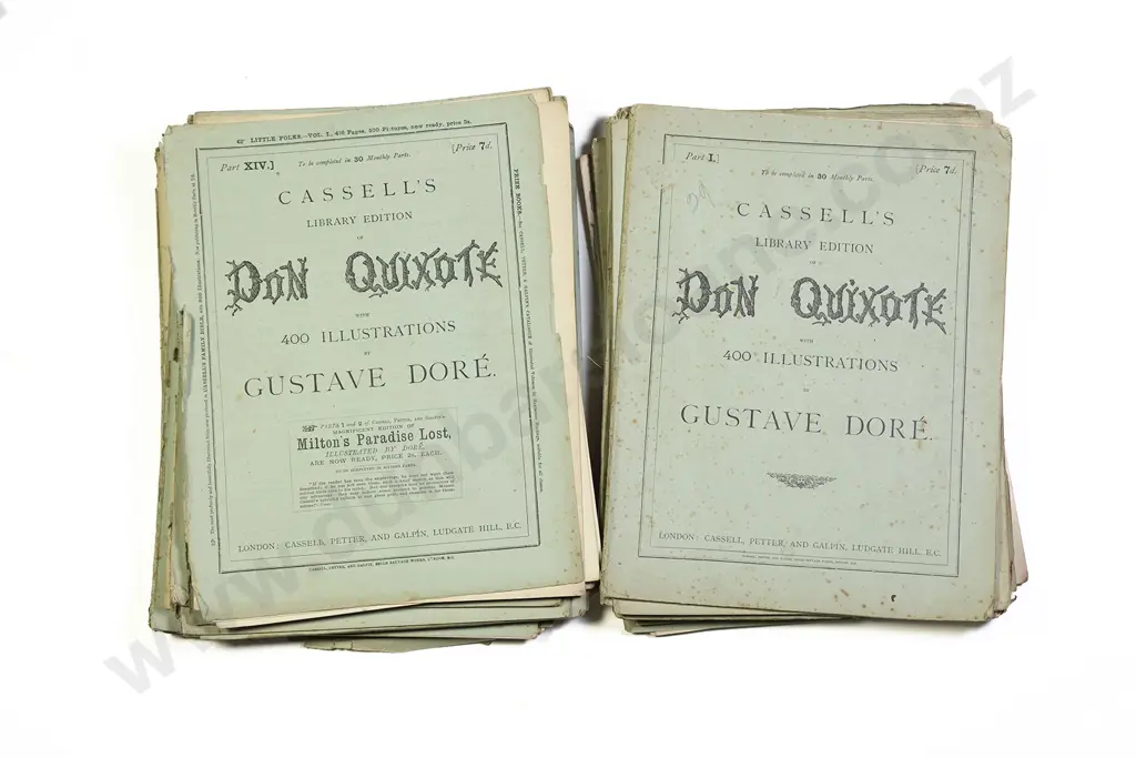 Cassell's Library Edition of Don Quixote (Parts 1-30) Image 1++