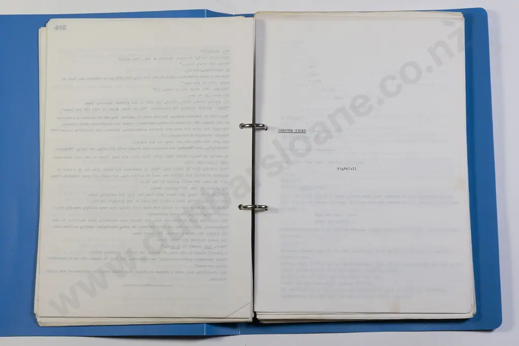 Hulme Keri - Original Typescript For The Bone People Image 1++