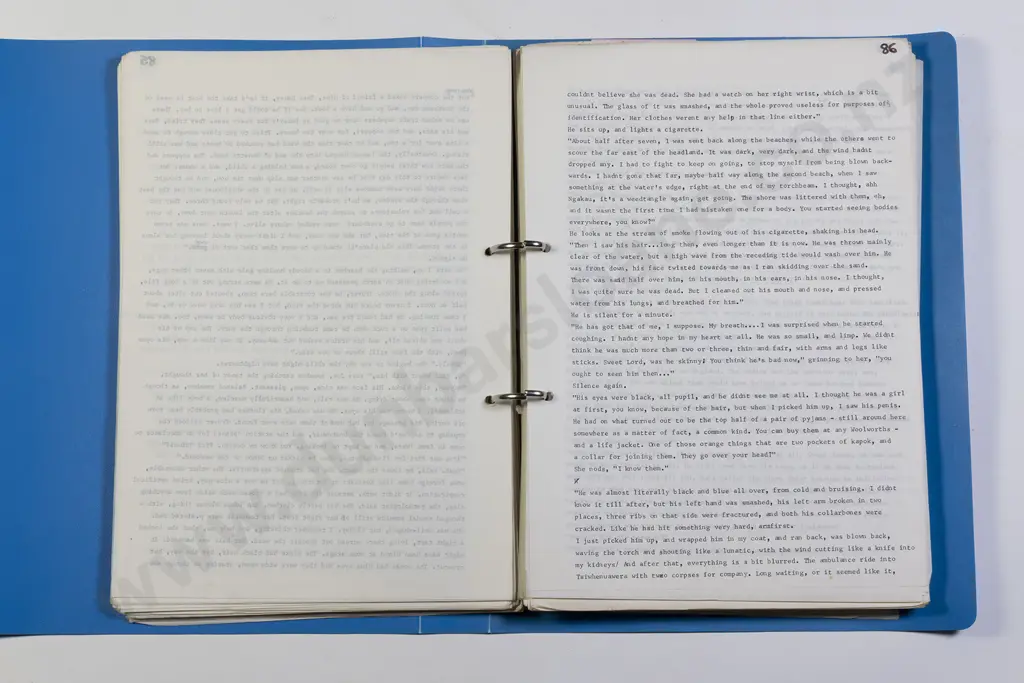 Hulme Keri - Original Typescript For The Bone People Image 1++