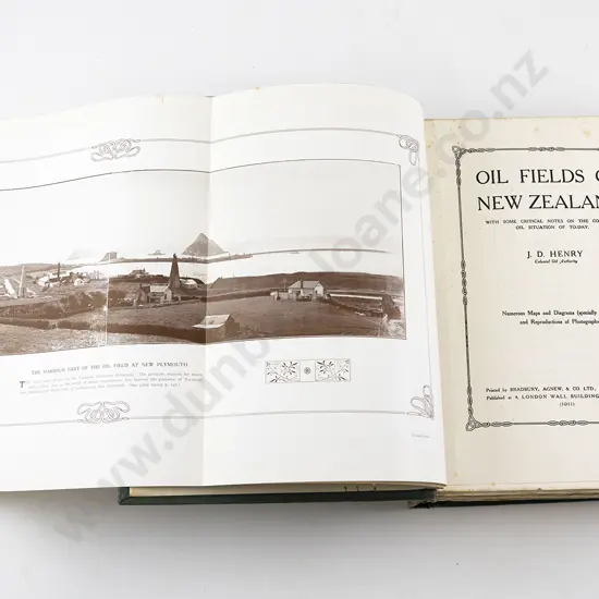 Henry J D - Oil Fields Of New Zealand