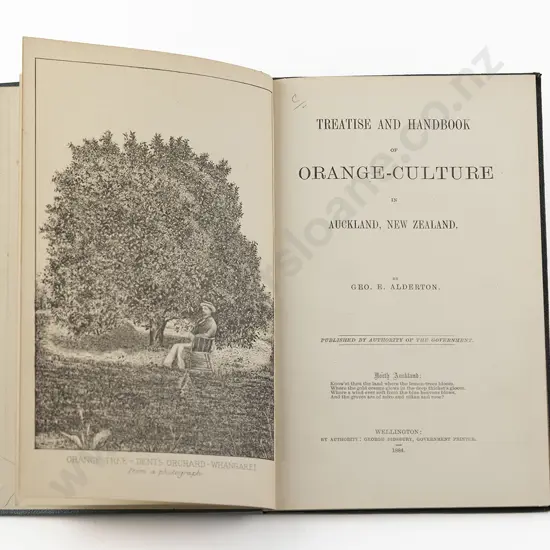 Alderton Geo E - Treatise And Handbook of Orange-Culture in Auckland New Zealand