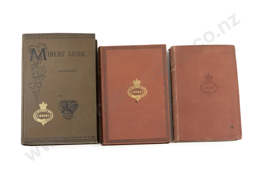 Three 19th Century New Zealand Mining Volumes Image 1++