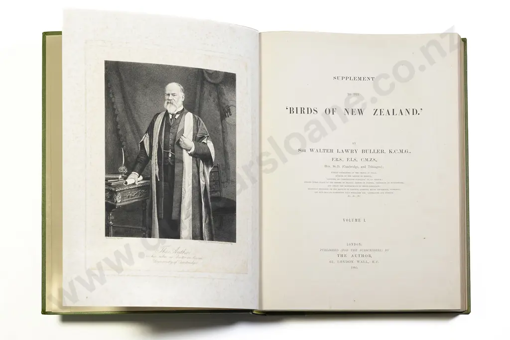 Buller Sir Walter Lawry - Supplement To The Birds Of New Zealand (Volume) Image 1++