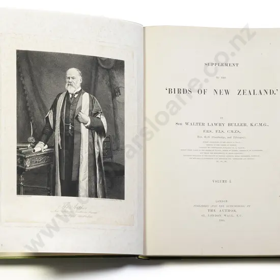 Buller Sir Walter Lawry - Supplement To The Birds Of New Zealand (Volume)