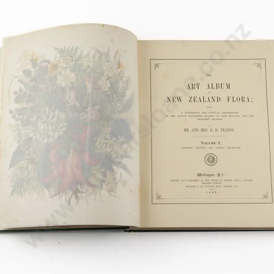 Featon Mr & Mrs E H - The Art Album of New Zealand Flora