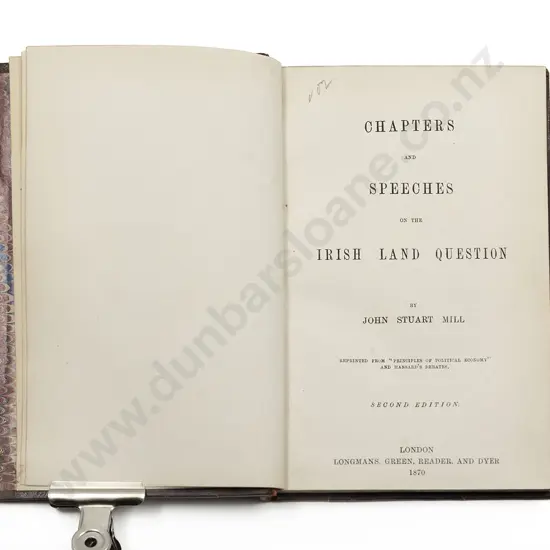 Mill john Stuart - Chapters and Speeches on the Irish Land Question
