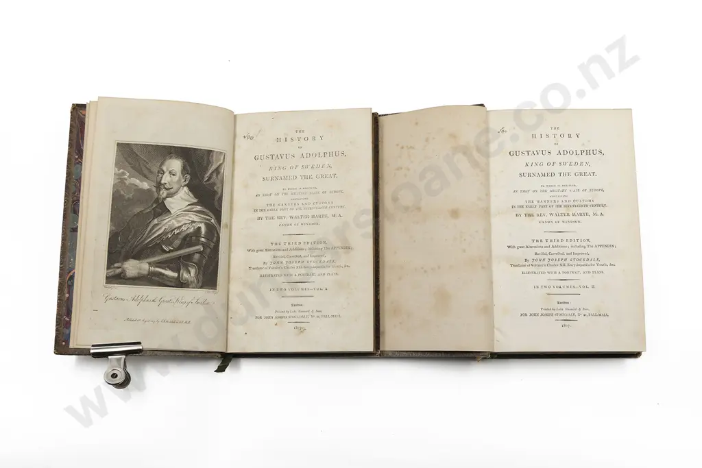 Harte Rev Walter - The History of Gustavus Adolphus King Of Sweden  ( 2 Volumes) Image 1++