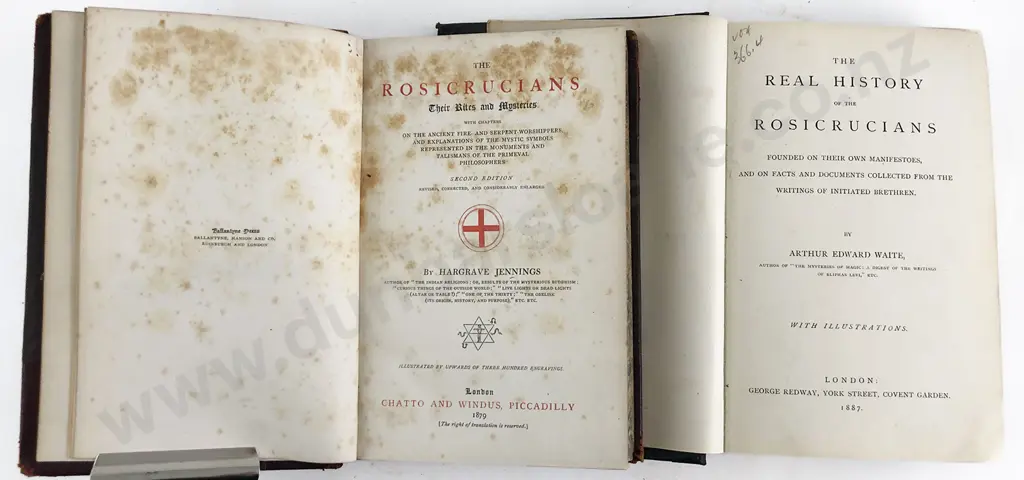 Two Volumes On The Rosicrucians Image 1++