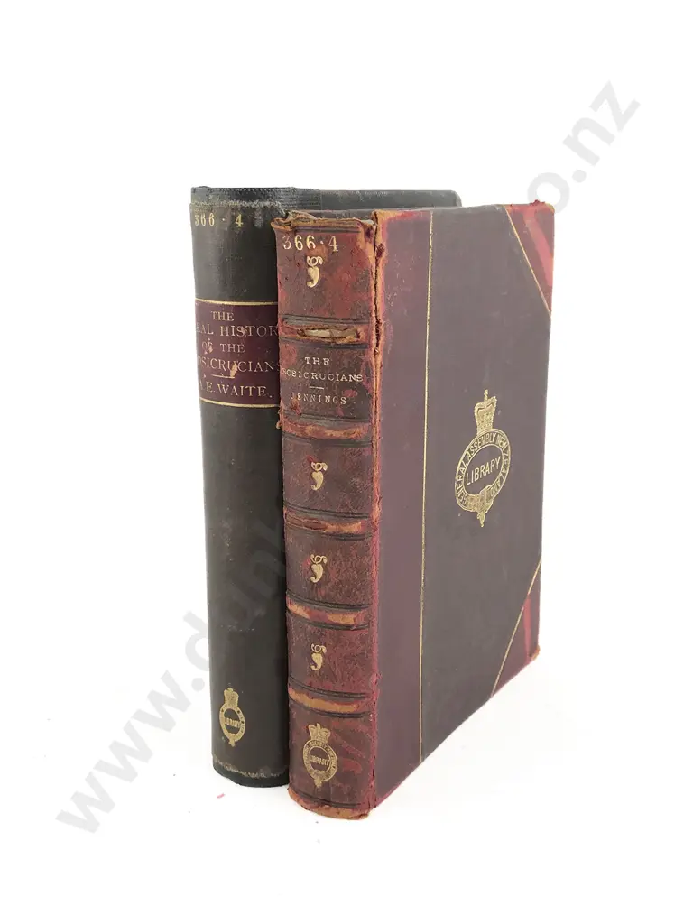 Two Volumes On The Rosicrucians Image 1++
