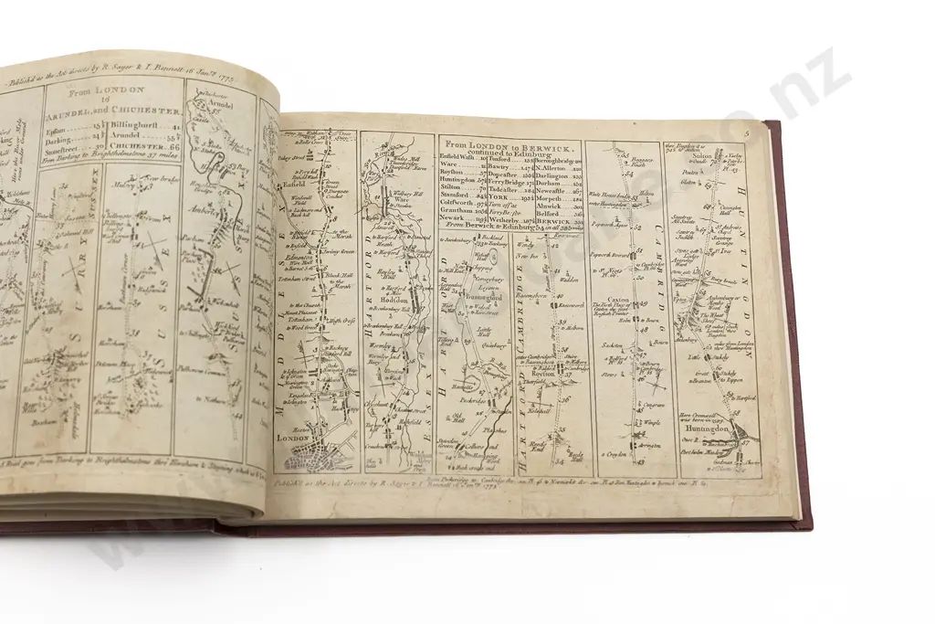 Jeffery's Thomas - Jefferys Itinerary or Travellers Companion Image 1++