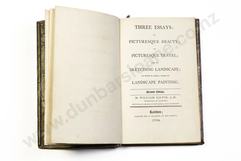 Gilpin William - Three Essays On Beauty Etc Image 1++