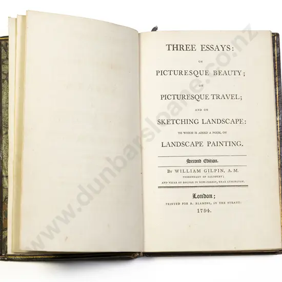 Gilpin William - Three Essays On Beauty Etc
