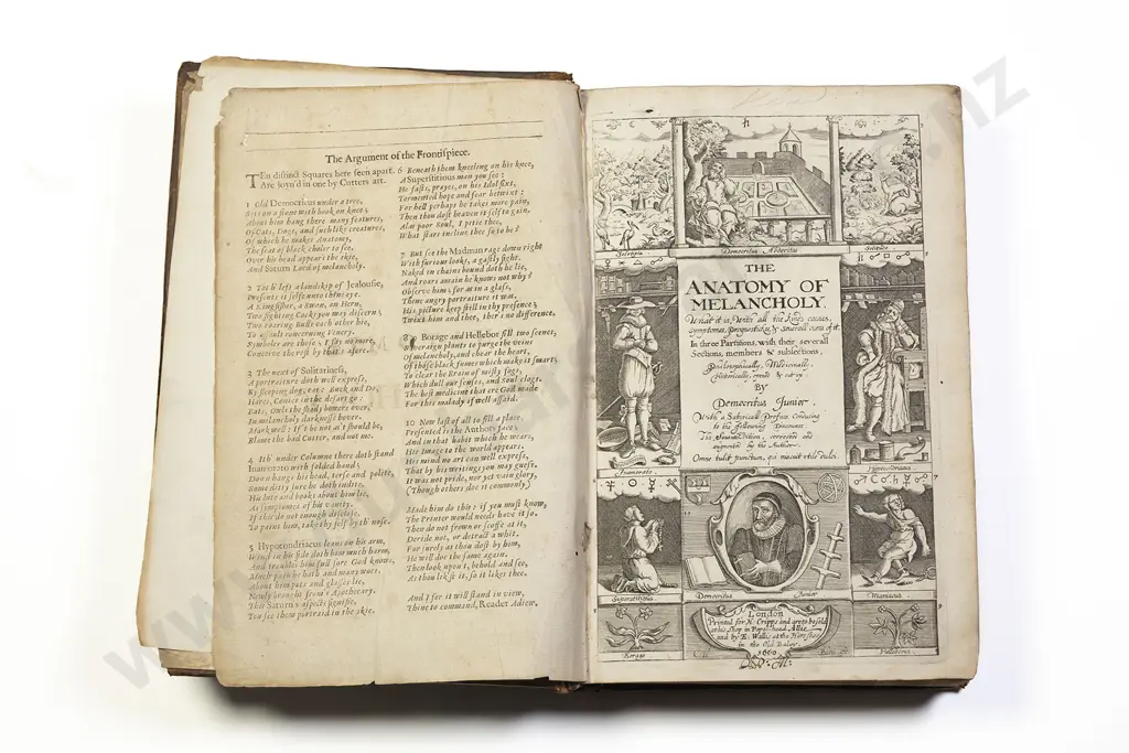 (Burton Robert) Democratus Junior - The Anatomy Of Melancholy 1660 Image 1++